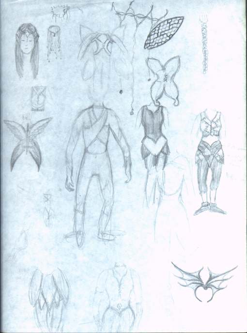 Costume sketches